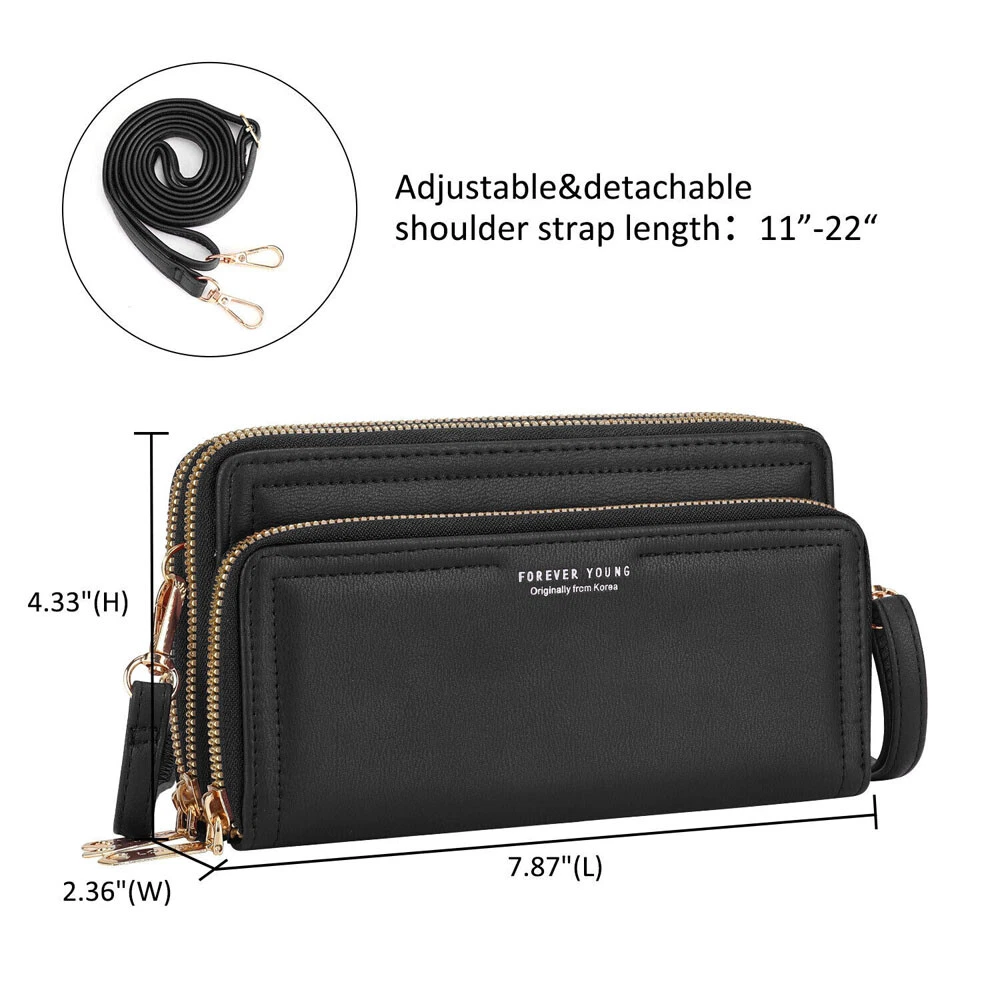 DOB SECHS Small Crossbody Wallet Phone Bag Shoulder Strap Wallet Pouch for  Women Mini Crossbody Cell Phone Purse (Back-a): Handbags: Amazon.com