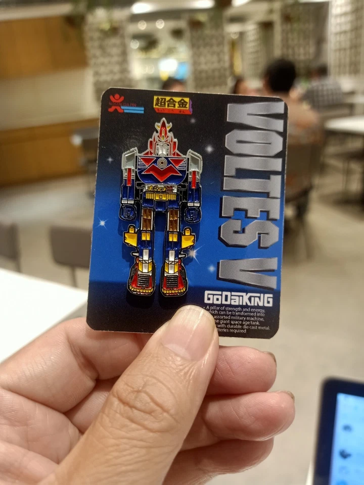 voltes v godaikin popy handmade custom diecast pin - Image 3 of 4