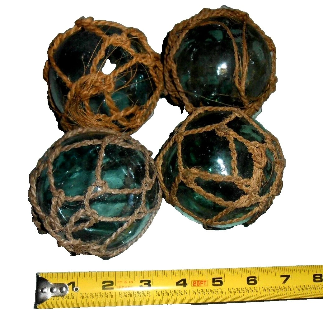 Japan Vintage Original Antique Fishing Nets & Floats