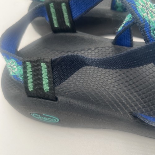 CHACO SANDALS, Z/2 Classic, Blue & Green Floral, Women's 8 - Picture 11 of 15