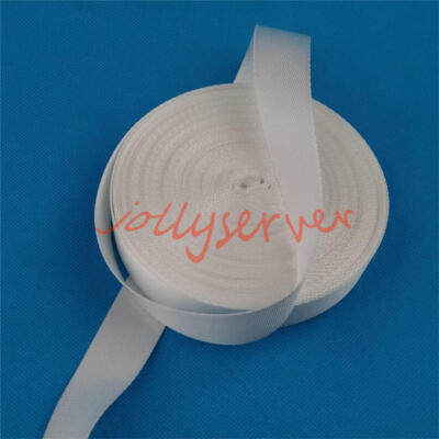 25M Length (25mm) Width White Strap Nylon Webbing Strapping NEW