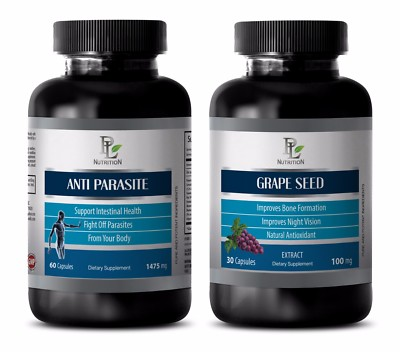 #ad #ad Parasite remover ANTI PARASITE GRAPE SEED 2B COMBO goldenseal root capsules $29.09