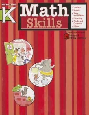 Math Skills: Grade K (Flash Kids Harcourt Family Learning) - Paperback - GOOD