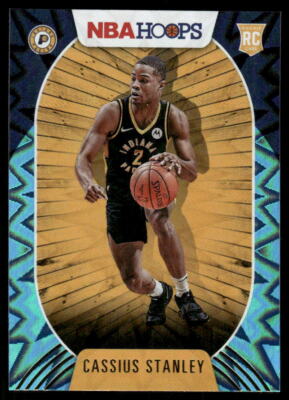2020-21 Hoops #215 Cassius Stanley Teal Explosion