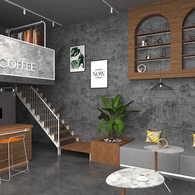 3yecao 31''×591'' Extra Wide Thick Blue Grey Black Concrete Wallpaper Peel and ...