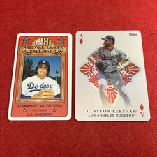1981 Fernando Valenzuela Perma-Graphics All-Stars CC (RC) & 2023 Clayton Kershaw