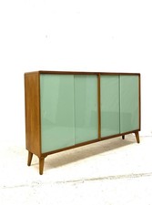 Vintage Retro Mid Century 1960s Danish Era Bookcase Modernist Walnut Cabinet