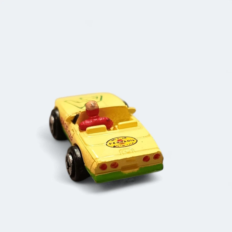 Chevrolet Corvette #41 amarillo Goodyear Racer ultrarrápido Micro Machines 1992 raro Foto 4 de 4