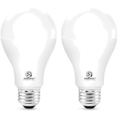 Daylight 5000K Dimmable 150W LED Bulbs, Super Bright, 2-Pack
