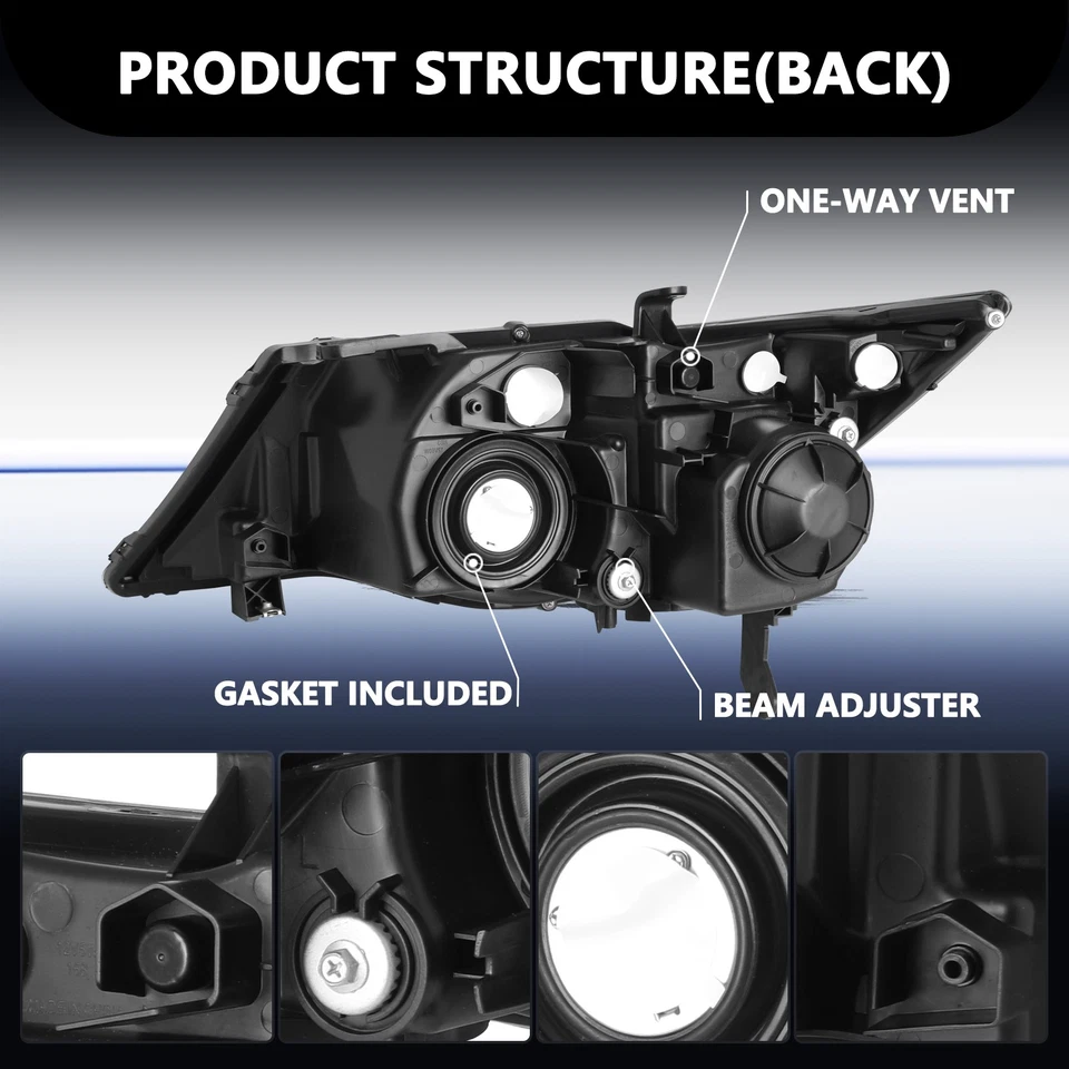 Пара адаптивных ксеноновых фар для Acura MDX RH/LH 2007-2013 годов выпуска без пары - Изображение 3 из 4
