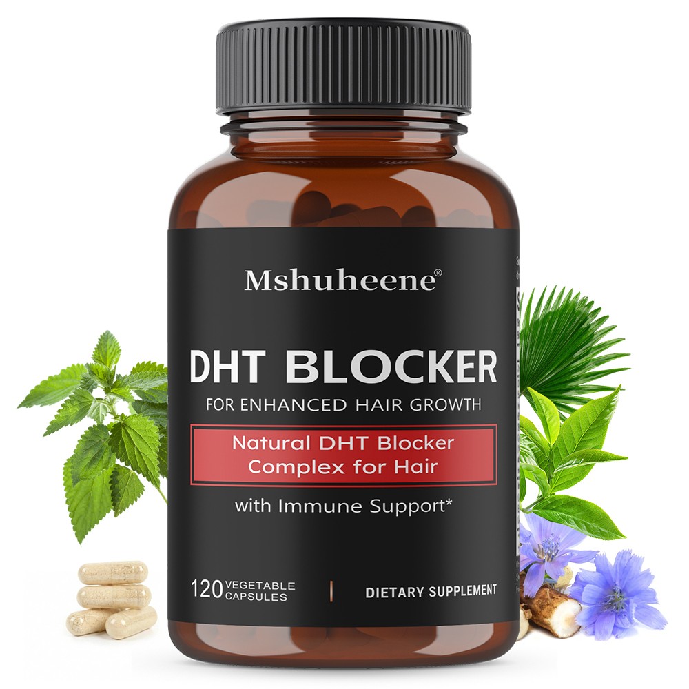 Suplementos bloqueadores DHT mejorados crecimiento del cabello sistema inmunológico apoyo 30-120 píldoras