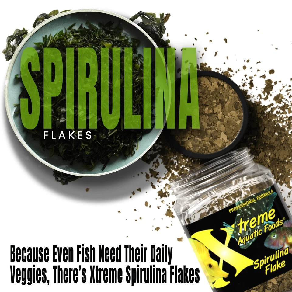 Escamas de espirulina Xtreme - Dieta herbívora equilibrada para f... Foto 4 de 4
