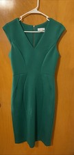 Calvin Klein Emerald Green Sheath Dress Size 6