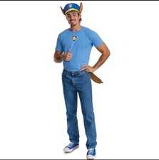 PAW Patrol Nickelodeon Chase Adult Costume Accessories Kit One Size New