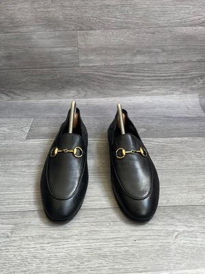 Gucci horsebit jordan black leather  loafers sz 37 US 6.5