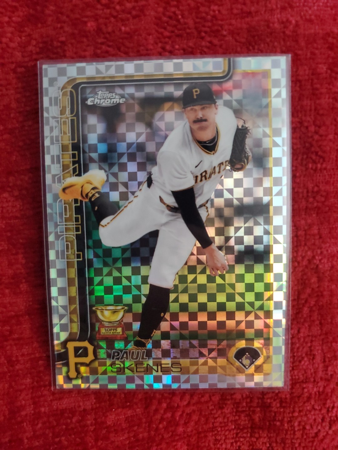 2025 Topps Chrome Paul Skenes X-Fractor #300🔥🔥