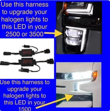 2022 Chevrolet 1500 2500 3500 Headlight Conversion Harness Halogen To LED PNP