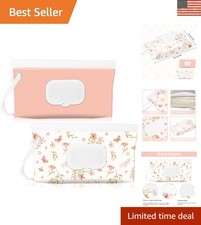 2 Pack Portable Baby Wipe Dispenser with Easy Open Lid for Travel Convenience