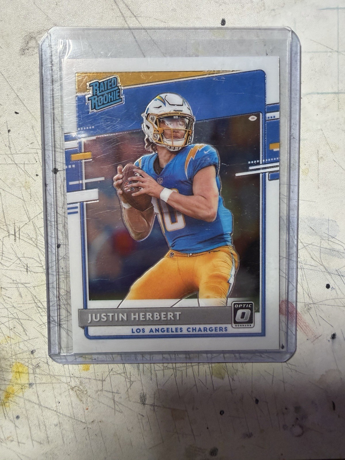 2020 Panini Donruss Optic - Rated Rookies Justin Herbert #153 (RC)
