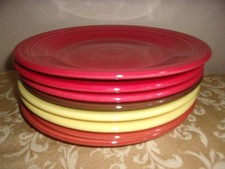 Homer Laughlin Fiestaware - 8 Dinner Plates - Mixed Colors - NICE 