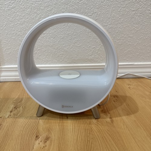 new Dekala Arches Gradual Sunrise Alarm Clock with Wireless Charging, White