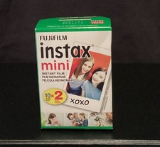 Fujifilm Instax Mini Twin Pack Instant Film Exp. 07/2021 ISO 800 SEALED.