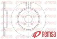 2X Bremsscheibe Remsa 61492.10 2 Bremsscheiben Hinterachse Hinten