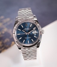 Rolex Datejust 41 Jubilee 126334 | Azurro Blue | 2018 | Perfect Full Set