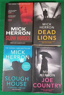 Mick Herron 4 x Paperback Book Bundle/Job Lot Slough House/Slow Horses Series