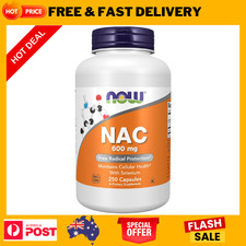NOW NAC 600 Mg,250 Veg Capsules