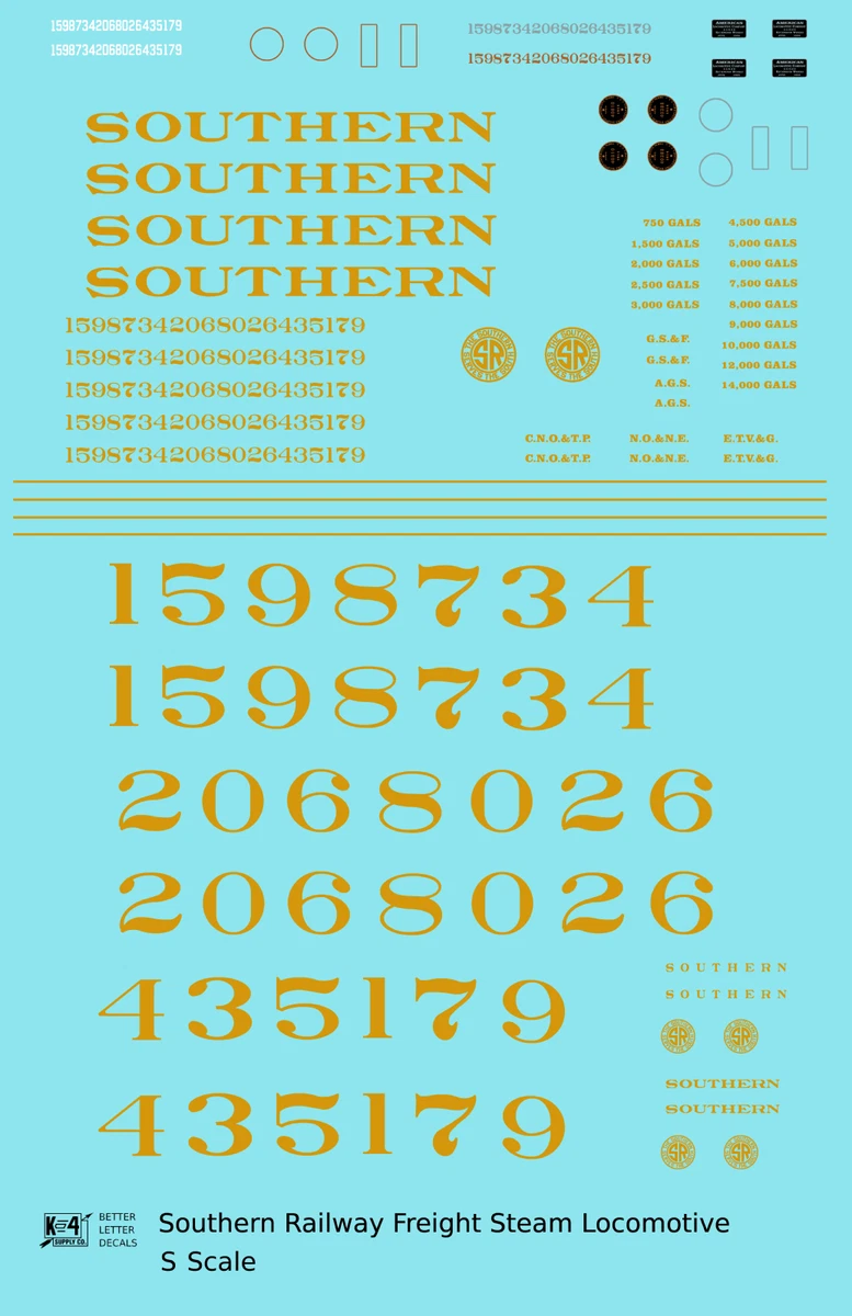 25+ S Model Railroad Decals for sale | Updated Oct 2026