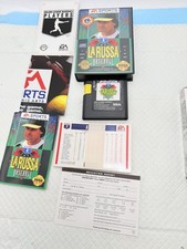 TONY LA RUSSA BASEBALL FOR SEGA GENESIS COMPLETE IN BOX New Open Box