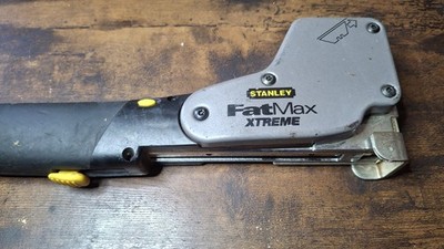 Stanley FatMax XTREME Hammer Tacker Steel Plastic Black Silver Yellow