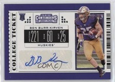 2019 Panini Contenders Draft Picks College Ticket Ben Burr-Kirven #190 Auto 18yu