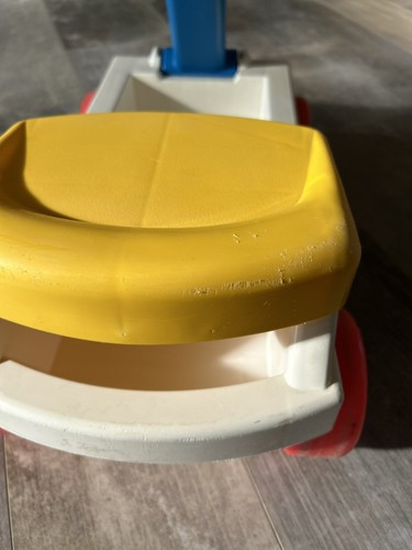 Vintage 90's Fisher Price Creative Coaster Ride On Toy Convertible Pull Wagon - Picture 6 of 12