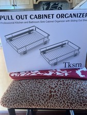 Tksrn Pull Out Cabinet Organizer, Heavy Duty Slide Out Pantry Shelves, Slidin...