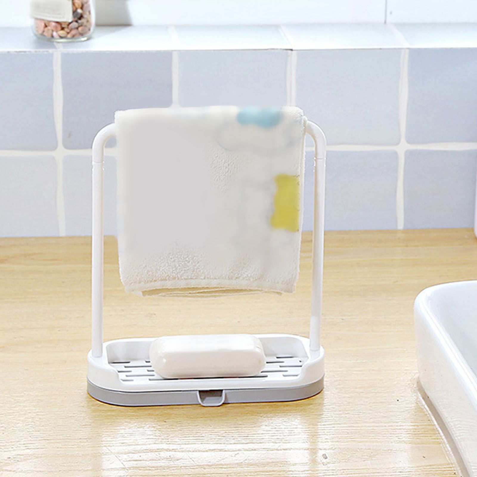 Multifunctional Kitchen Sink Sponge Holder For Countertop Organization Excellent