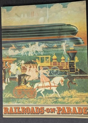 ***VINTAGE 1939 NEW YORK WORLD'S FAIR RAILROADS ON PARADE BOOKLET***
