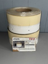 TPO Pressure Sensitive Russ 6" x 100' Tape Roll White 303373 - 2 New Rolls