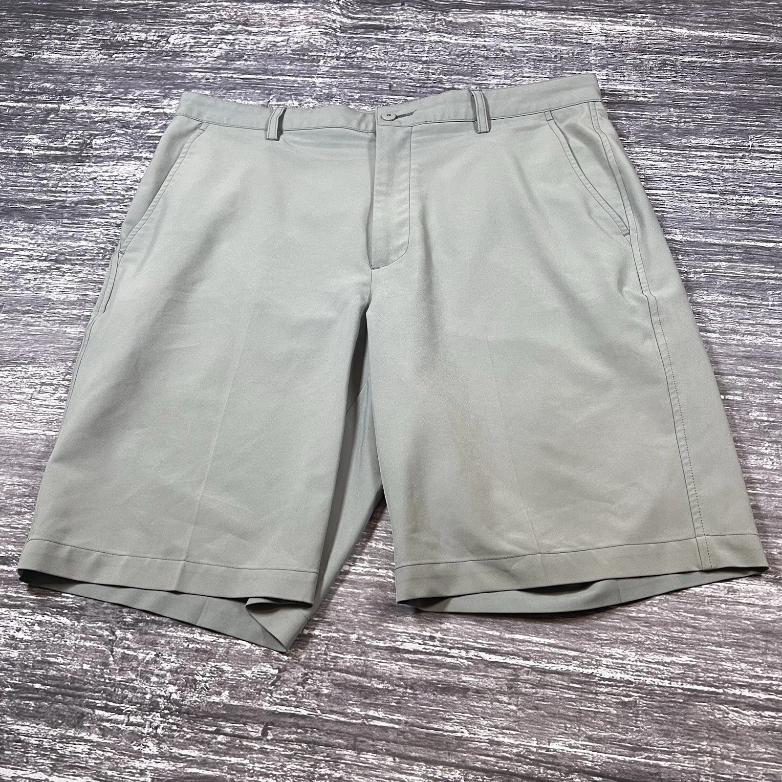 FootJoy Golf Shorts Mens Size 36 Gray 10" Performance Stretch Flat Front