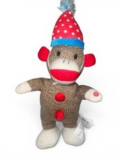 Singing Dancing Sock Monkey Gemmy Animatronic Toy