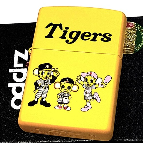 ZIPPO Hanshin Tigers Family Lighter Torakky Keyta Matte Yellow
