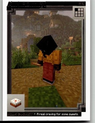 2024 Panini Minecraft #109 Crafting Chronicles Milk Bucket