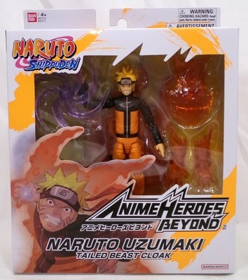 Anime Heroes Beyond Naruto Shippuden Tailed Beast Cloak 6'' Figure Bandai 2022