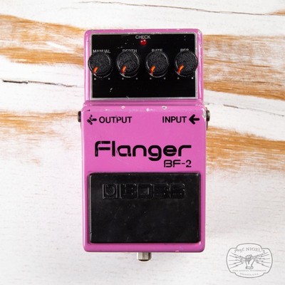 Boss BF-2 Silver Screw Flanger (Black Label) MIJ Made in Japan