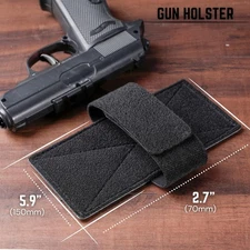 Tactical Concealed Carry Hook&Loop Gun Holster Right Left Hand Universal Pistol