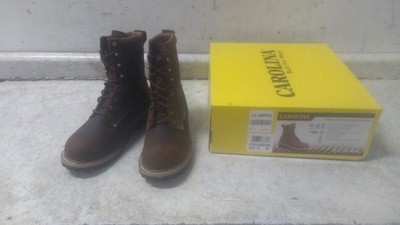 Carolina Shoe CA1435 Size 9-1/2 W Women's Brown Composite Toe Logger Boot
