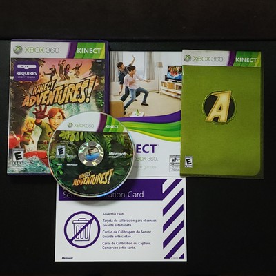 Kinect Adventures (Microsoft Xbox 360, 2010) Complete w/ Manual, Calibration
