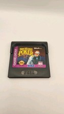 Sega Game Gear Game Poker Face Pauls Solitaire Tested WORKING Sega