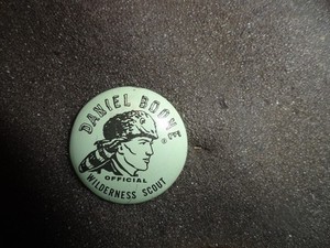 Vintage Daniel Boone Official Wilderness Scout Pin